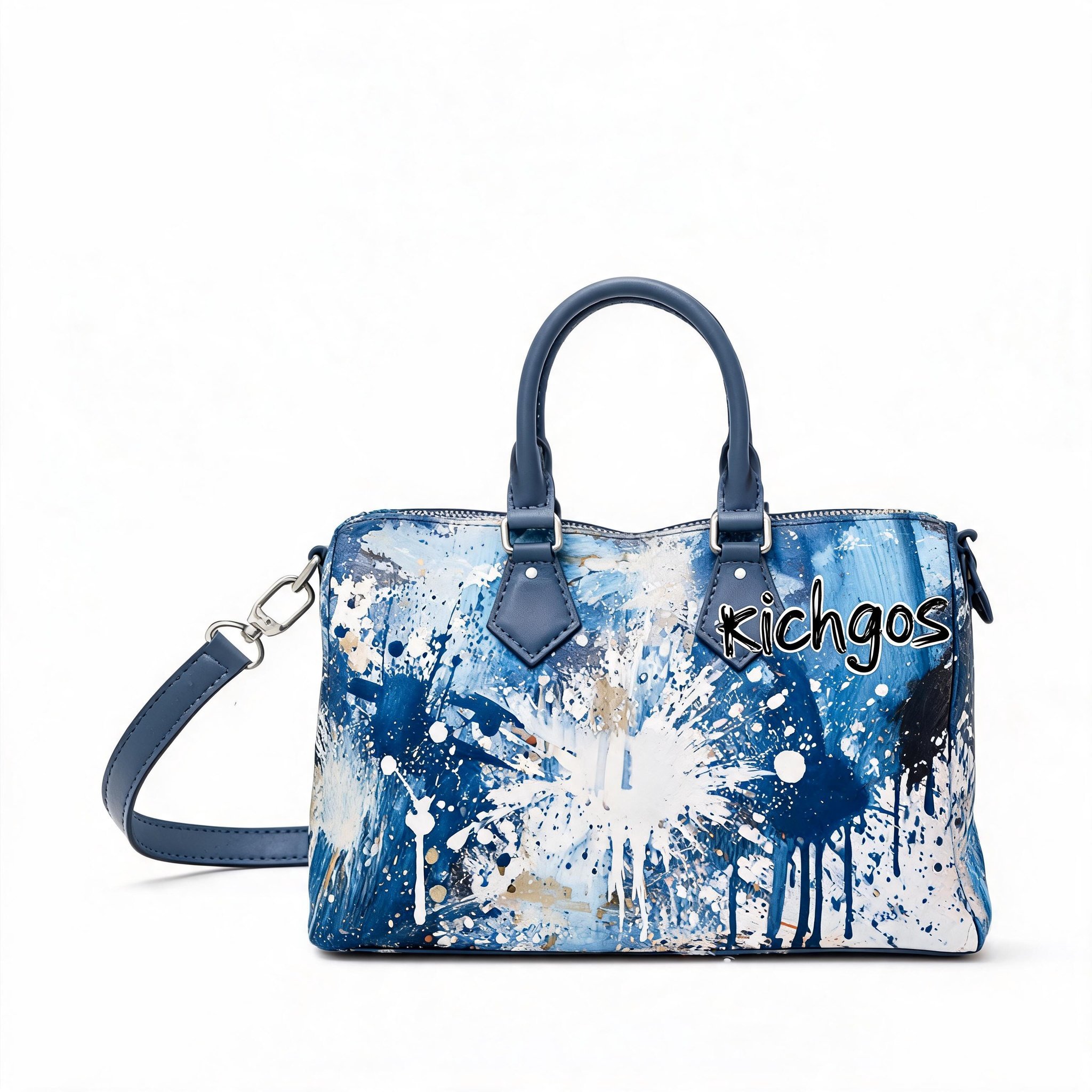 Richgos Suede Fringe Hobo