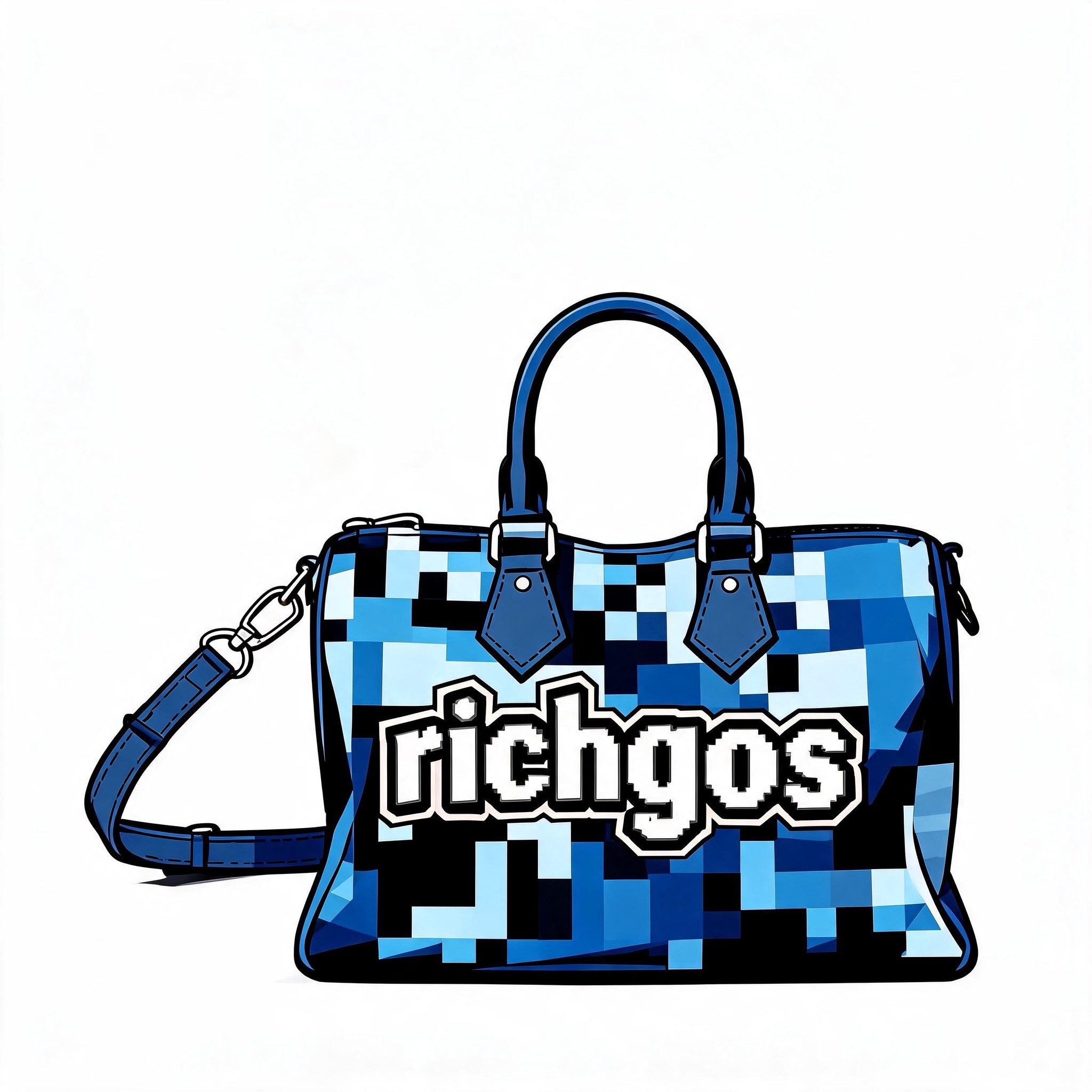 Richgos Patent Leather Evening Bag